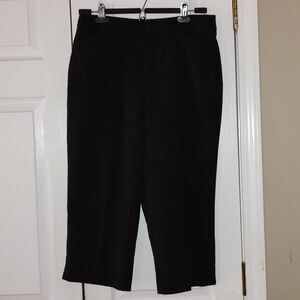Christopher & Banks black dress capris Sz 6